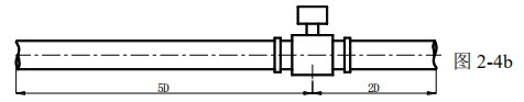 dn400污水流量計直管段安裝位置圖