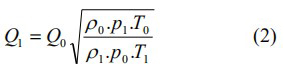 指針式金屬管浮子流量計氣體標(biāo)況工況換算公式